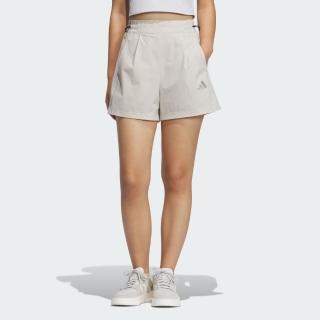 【adidas 愛迪達】MODERN TECH 運動短褲(JM8827 女款運動短褲 卡其色)
