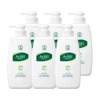 【曼秀雷敦】Acnes抗痘沐浴乳600ml  6入(痘痘肌 清爽舒暢 口碑絕佳)