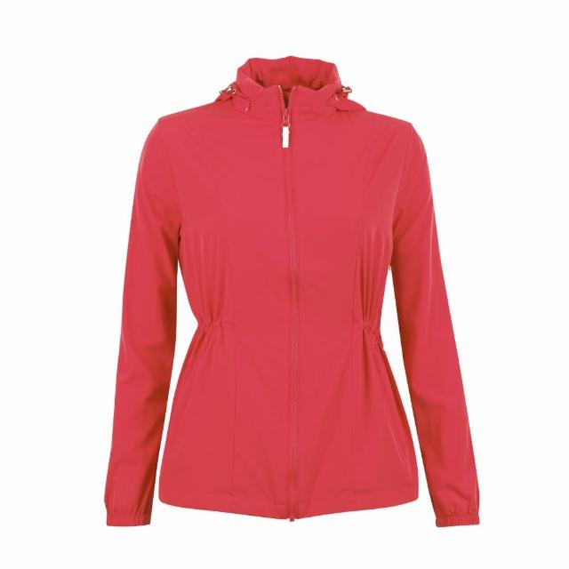 【PING】女款透氣網內裡抗UV高爾夫薄外套-紅(防風透氣/防潑水/GOLF/RC25115-18)