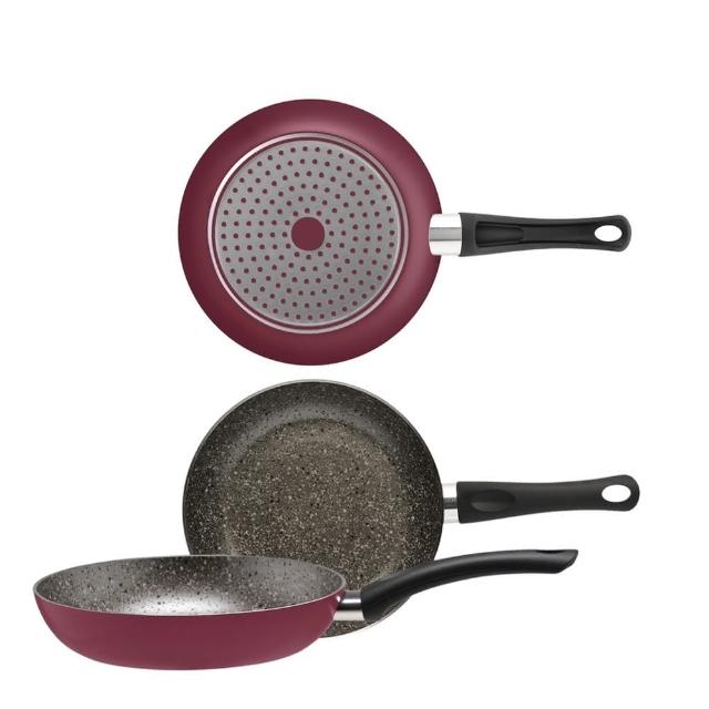 【PIARDI】義大利PIARDI HOME BORDO 系列 28CM深煎鍋 不沾鍋(適用各種爐具 不沾鍋 深煎鍋 鍋子)