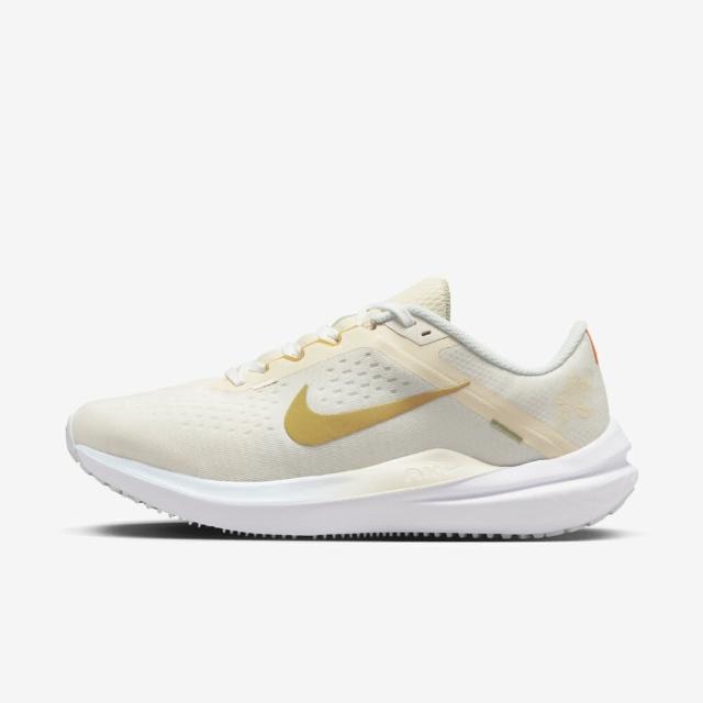 【NIKE 耐吉】Wmns Air Winflo 10 女 慢跑鞋 運動 路跑 基本款 緩震 舒適 米(FV3636-171)