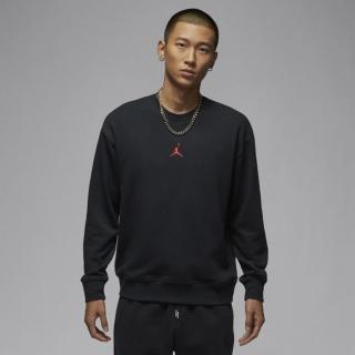 【NIKE 耐吉】AS M J FLC CREW GCEL 男 長袖上衣 大學T 運動 休閒 黑(IB5605010)