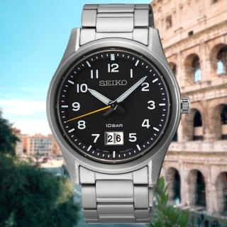 【SEIKO 精工】經典 簡約 石英錶 男錶 腕錶 手錶 父親節 情人節 送禮 推薦 禮物 SUR569P1 6N76-00K0D