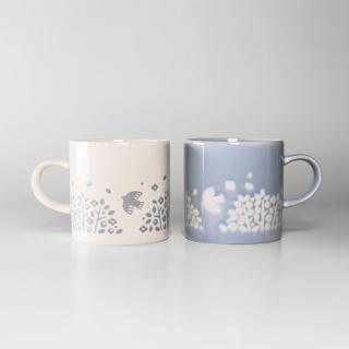 【上作美器】日本製飛鳥馬克杯雙人組(水杯/茶杯/咖啡杯300ml)