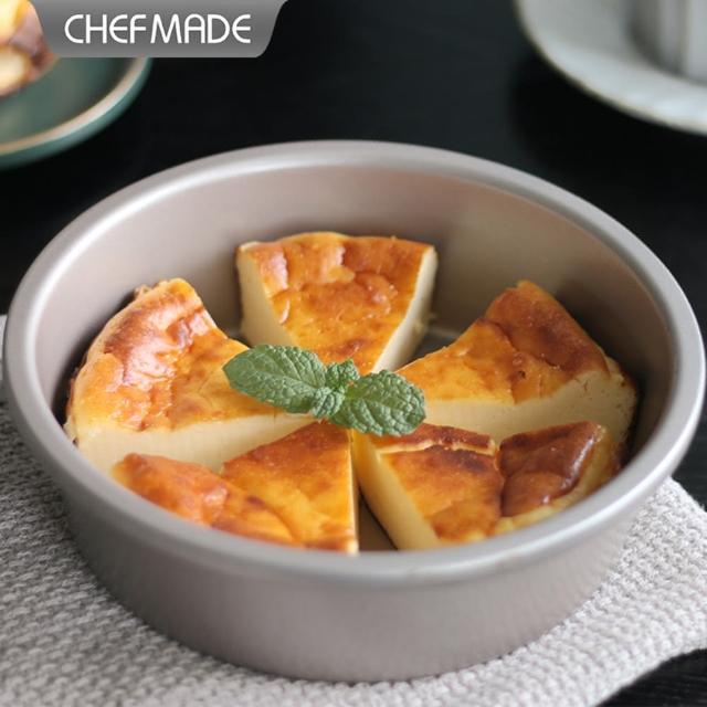 【Chefmade 學廚】宇宙工作室 6吋戚風活動圓形蛋糕模(WK9052香檳金6吋活動圓形戚風蛋糕模)