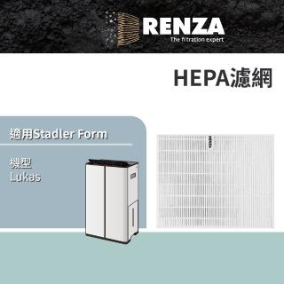 【RENZA】適用 瑞士 Stadler Form Lukas 12L智慧清淨除濕機(HEPA濾網 濾芯 濾心)
