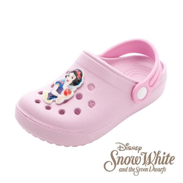 【Disney 迪士尼】童鞋 白雪公主 童園丁鞋/輕量 防水 穿脫方便  台灣製 粉紅(SEKG56013)