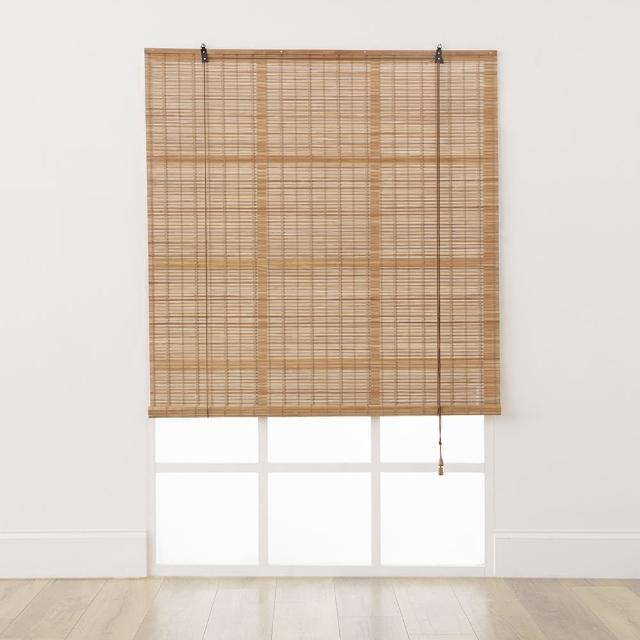 【特力屋】碳化竹捲簾 150x160cm 寬細編織