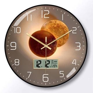 【CJY】16吋時尚靜音掛鐘 圓形時鐘 掛壁時鐘 時尚簡約掛鐘(預購15天)