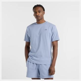 【NEW BALANCE】NB 短袖上衣 男 美規 藍紫 MT41533DUS(S2113)