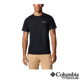 【Columbia 哥倫比亞】男款- 防曬UPF40酷涼快排短上衣-黑色(UAO15190BK/JS)