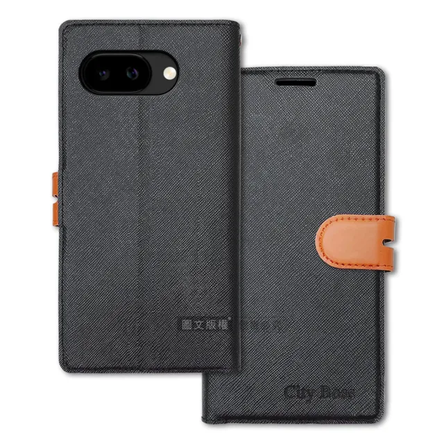 【CITY都會風】Google Pixel 9a 插卡立架磁力手機皮套 有吊飾孔