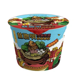 【林聰明】砂鍋魚頭泡麵(風味杯麵12杯/箱)