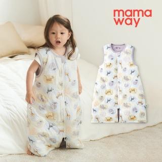 【mamaway 媽媽餵】抗菌防踢被-動物泡泡(薄款3Y以上 / 拉鍊款)