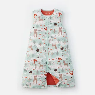 【mamaway 媽媽餵】抗菌防踢被 森林動物 秋冬款0-24M釦子款、3Y拉鍊款(嬰幼兒防踢背心)