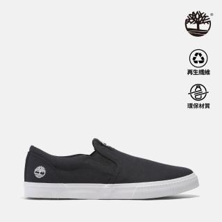 【Timberland 官方旗艦】男款黑色天絲低筒便鞋(A662WEK7)