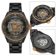 【Rado 雷達表】101同款 金焰Captain Cook庫克船長300米鏤空腕錶43㎜-加8重豪禮 R01(R32192152)