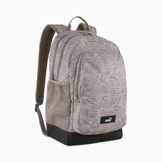 【PUMA】後揹包 書包 運動包 大容量 雙層 ACADEMY AOP 摩卡 09115006