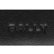 【BALLY】Mythos 紅白條紋再生牛皮對開二折長夾(黑色)