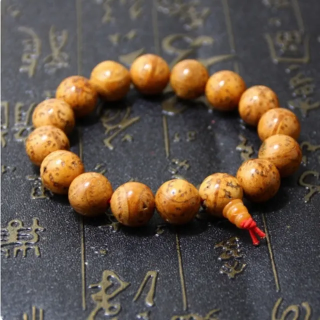 【八方開運】龍眼菩提佛珠手鍊手串(16顆12mm 祈福靜心手珠手鍊手串)