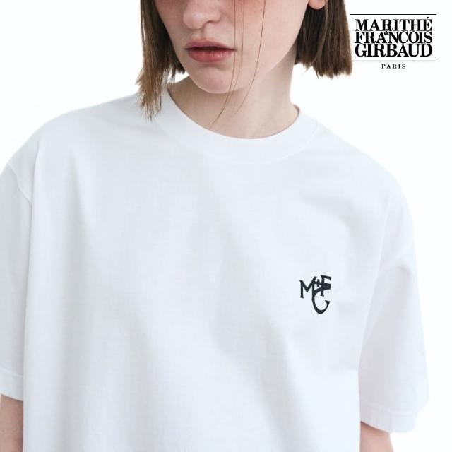 【MARITHE FRANCOIS GIRBAUD】官方旗艦 MFG字母LOGO短袖T恤(白色)