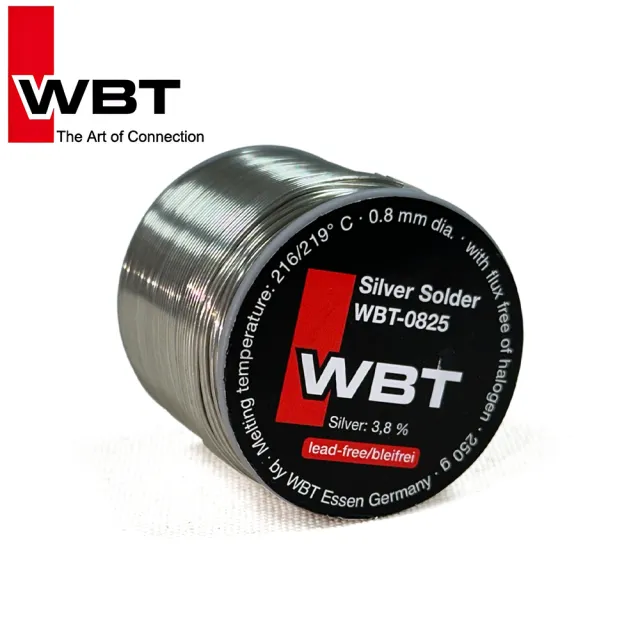 【湯德昌電子】WBT WBT-0825 德國原裝進口含銀（4%）焊錫(250公克裝)