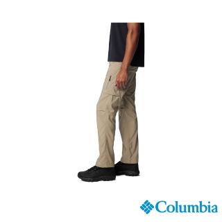 【Columbia 哥倫比亞】男款-超防曬UPF50快排長褲-淺卡其(UAJ91840HI/JS)