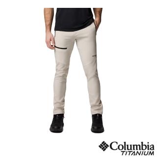 【Columbia 哥倫比亞】男款-防曬UPF50防潑長褲-淺卡其(UAE84980HI/JS)