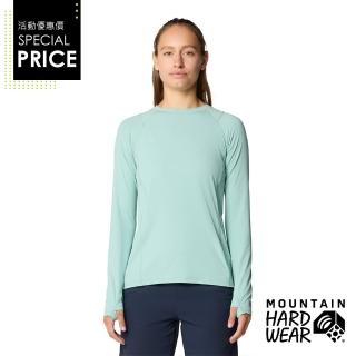 【Mountain Hardwear】Crater Lake Long Sleeve Crew Women 防曬長袖排汗衣 女款 礦泉綠 #1982721