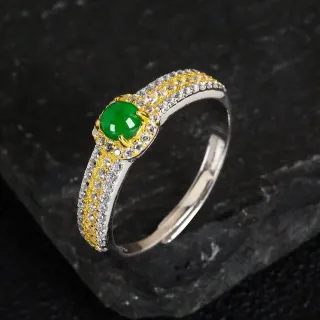 【勝弘珠寶】翡翠典雅戒指