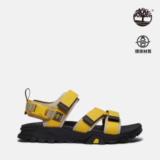 【Timberland 官方旗艦】男款黃色Garrison Trail後帶式涼鞋(A6DXTETU)
