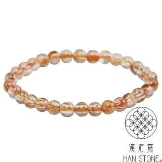 【漢石齋】天然2A級鈦晶 手珠手串(6-6.5mm/30pcs)