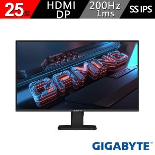 【GIGABYTE 技嘉】GS25F2 25型 平面電競螢幕(FHD/200Hz/1ms/IPS)