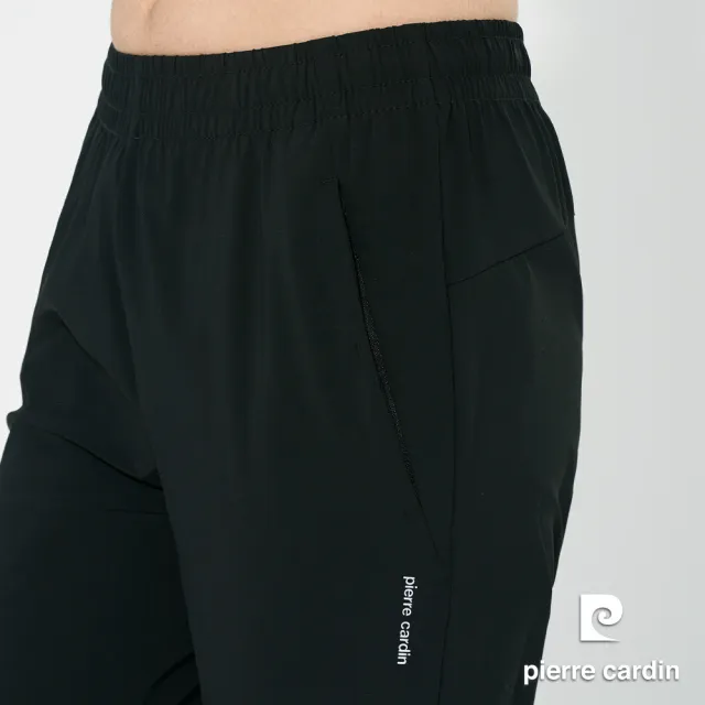 【pierre cardin 皮爾卡登】網路獨家 女款 冰絲涼感平口款速乾褲-黑色(8257883-99)