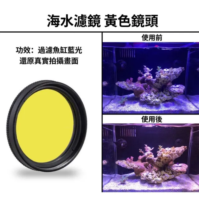 【Petvibe】海水手機濾鏡加大款(海水濾鏡/水族濾鏡 手機濾鏡/珊瑚濾鏡/深海神鏡/手機拍照夾)
