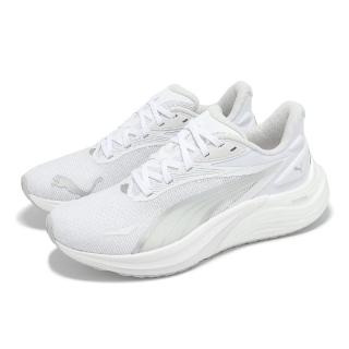 【PUMA】慢跑鞋 Electrify Nitro 4 Wns 女鞋 白 銀 輕量 支撐 緩衝 運動鞋(310788-02)