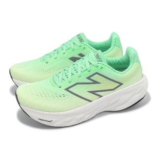 【NEW BALANCE】慢跑鞋 1080 V14 D 女鞋 寬楦 灰 綠 緩衝 輕量 休閒 運動鞋 NB(W1080F14-D)