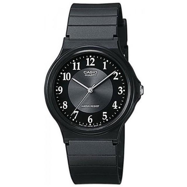 【CASIO 卡西歐】MQ-24-1B3超薄簡約風格指針錶(學生考試必備 錶徑約3.5公分)