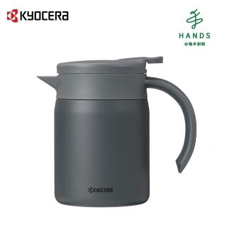 【臺隆手創館】日本KYOCERA京瓷 陶瓷塗層保溫壺600mL(熱水壺 桌上壺)
