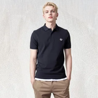 【FRED PERRY】男生 POLO衫 經典刺繡LOGO 麥穗 桂冠 短