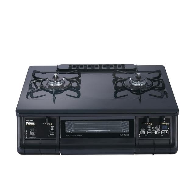 PALOMA 百熱美 PA-370WA-R 雙口天然氣臺爐，日本製原裝進口商品，採用金屬材質打造，一點點火設計安全便捷，適閤家庭廚房使用。提供3年保固（僅限家庭用），高效燃燒節省能源，是您理想的廚房升級選擇。