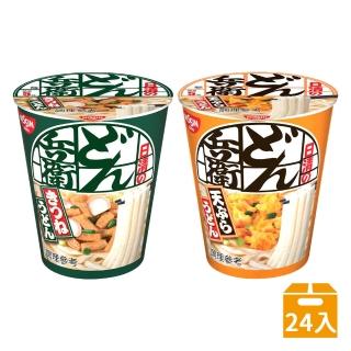 【NISSIN 日清】咚兵衛杯裝烏龍麵 24杯/箱 杯麵(日式油豆腐/天婦羅 日清泡麵)