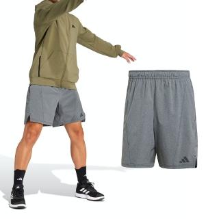 【adidas 愛迪達】D4T MEL Short 男款 灰色 運動 休閒 訓練 亞規 短褲 JE5679