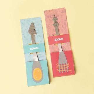 【Norns】Moomin姆明不鏽鋼叉匙(304不銹鋼湯匙叉子 嚕嚕米 立體造型餐具)
