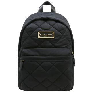 【MARC JACOBS 馬克賈伯】大款 輕量尼龍材質 小香風人氣款 後揹包(經典黑)