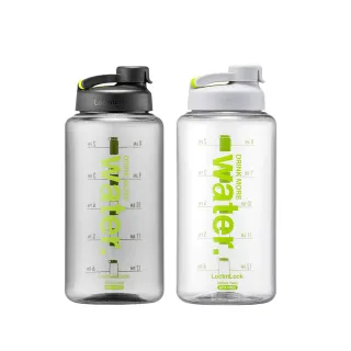 【LocknLock 樂扣樂扣】官方直營 優質輕鬆扣水壺 1L(兩色任選/運動水壺)