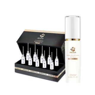 【Ashiya】日本高濃度玻尿酸安瓶10入禮盒x1+山金車花極上旗艦精華液30MLx1(保濕修護組)