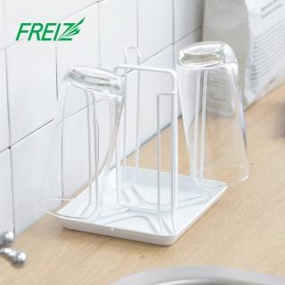 【FREIZ】Blance 手提式杯架/瀝水架(瀝水置物架/廚房置物架/收納架/流理臺收納/杯子收納架)