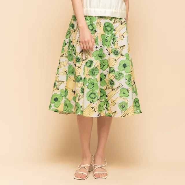 【perng yuh 芃諭名品】沁涼夏日 純棉 印花裙(2025 SS Collection|4A春夏新品上市)