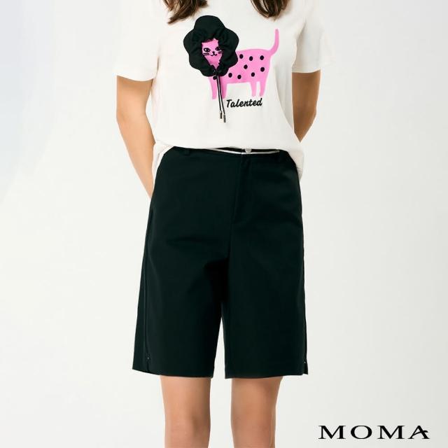 【MOMA】小男孩風舒適錦棉五分褲(兩色)